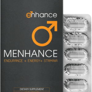 Menhance male stamina pills front view