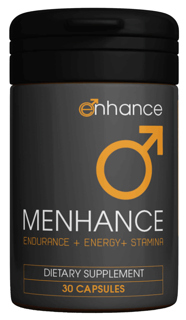 Menhance male performance capsules bottle front view